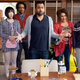 Joel Kim Booster (left), Poppy Liu, Samba Schutte, Kal Penn, Diana-Maria Riva, and Moses Storm in Sunnyside